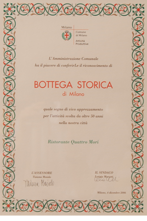 Bottega Storica